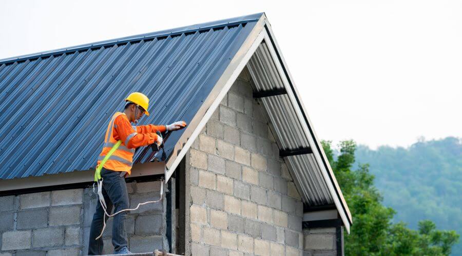 Professional metal roof installation in Flinton, PA